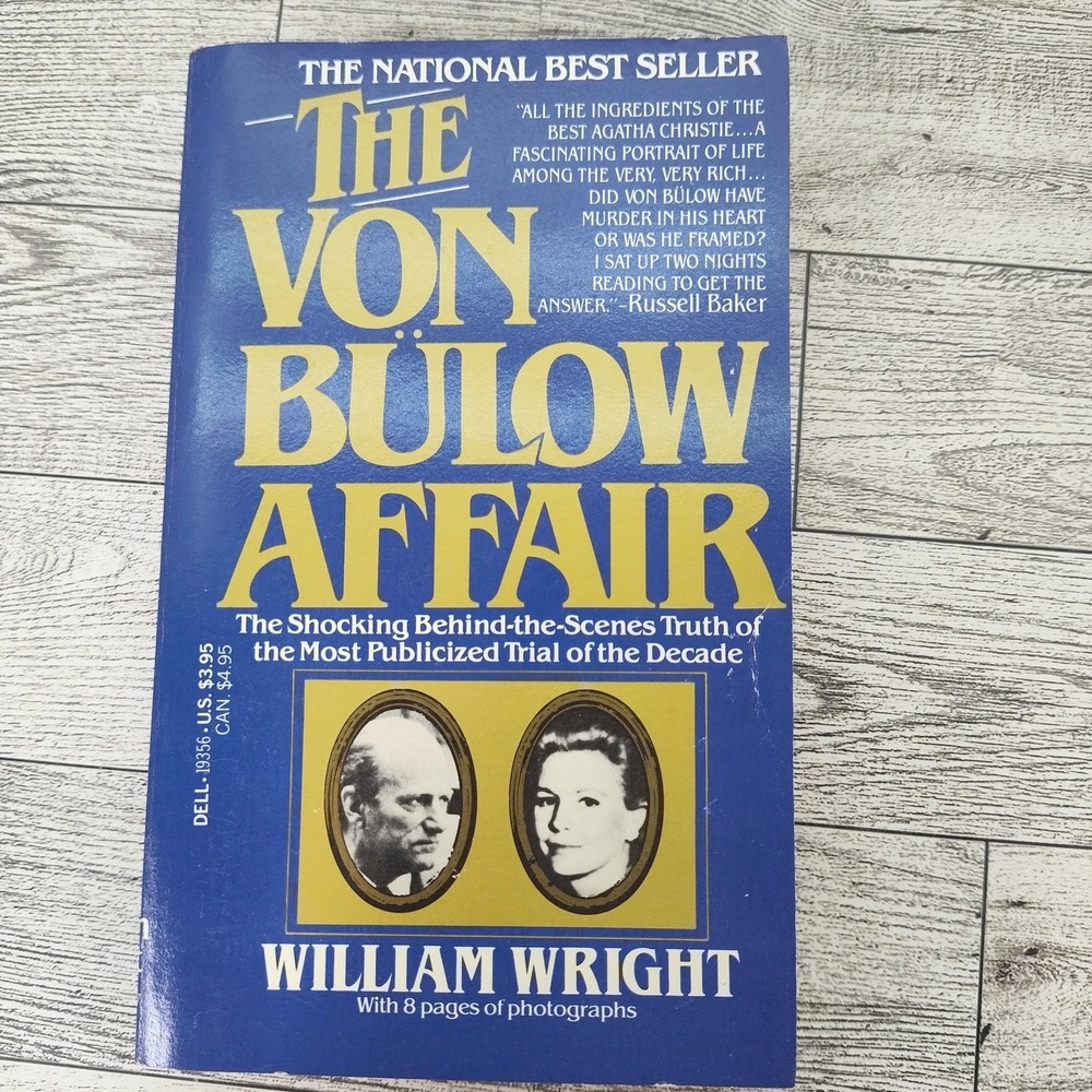 THE VON BULOW AFFAIR William Wright 1984 First Dell Printing Paperback